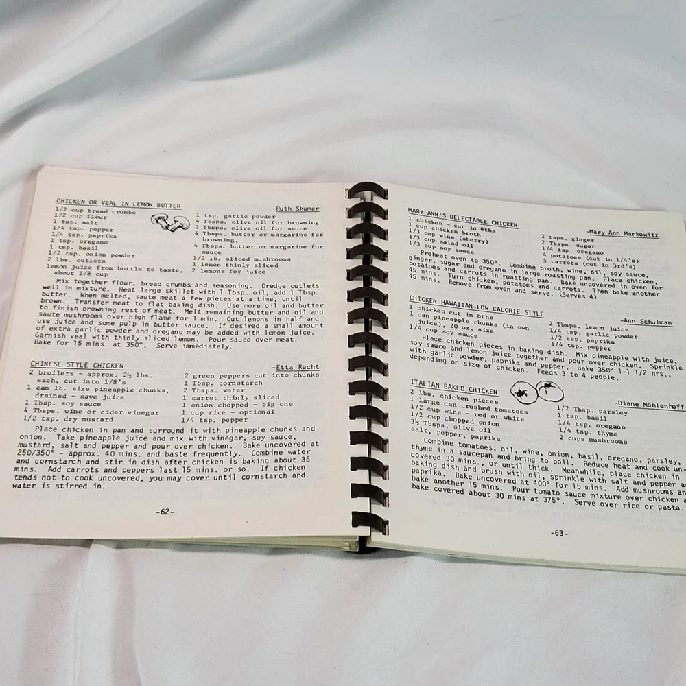 A Collage Of Cookery Prospect Park‎ City Of Hope VTG 1980 Brooklyn NY Cookbook
